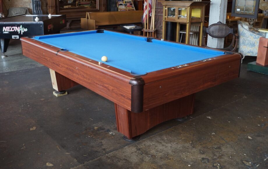 C L Bailey Addison Blue Felt Pool Table