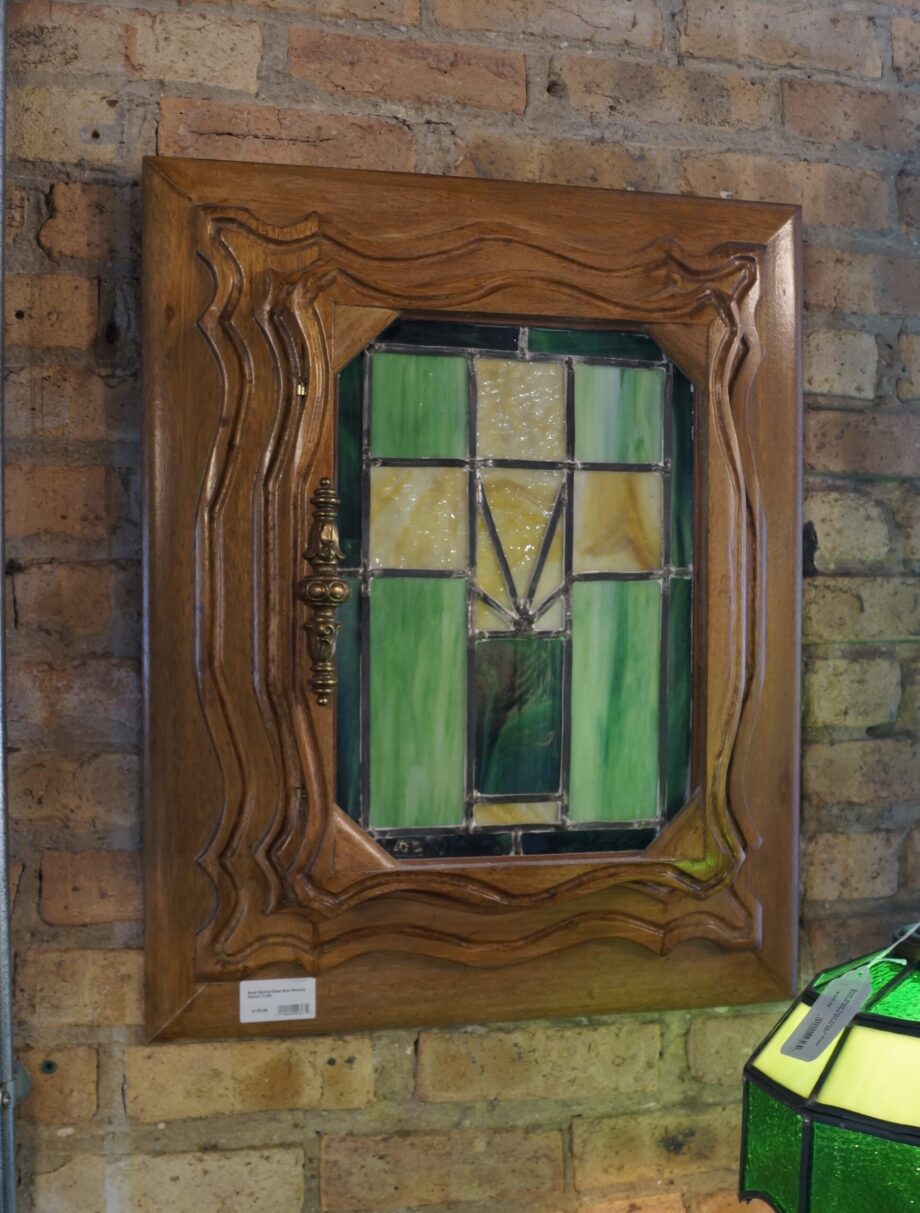 Small Stained Glass Door Hanging Cabinet