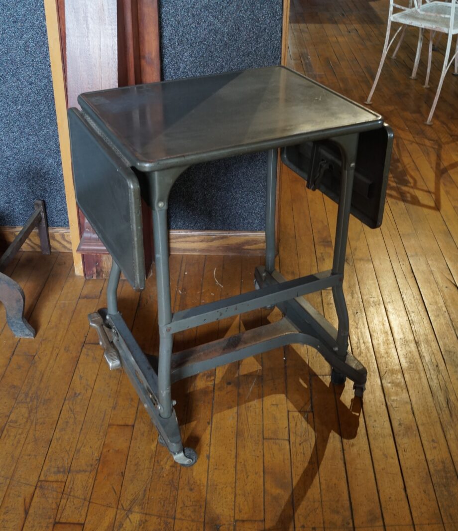 Antique Steel Typewriter Table