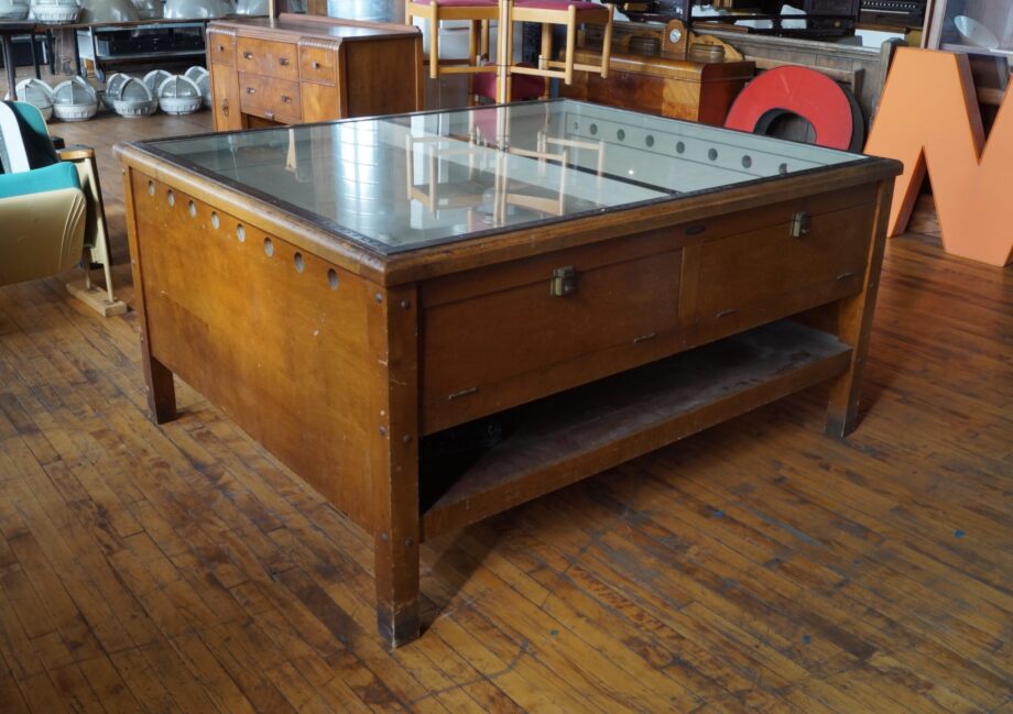 Antique Light Box Table