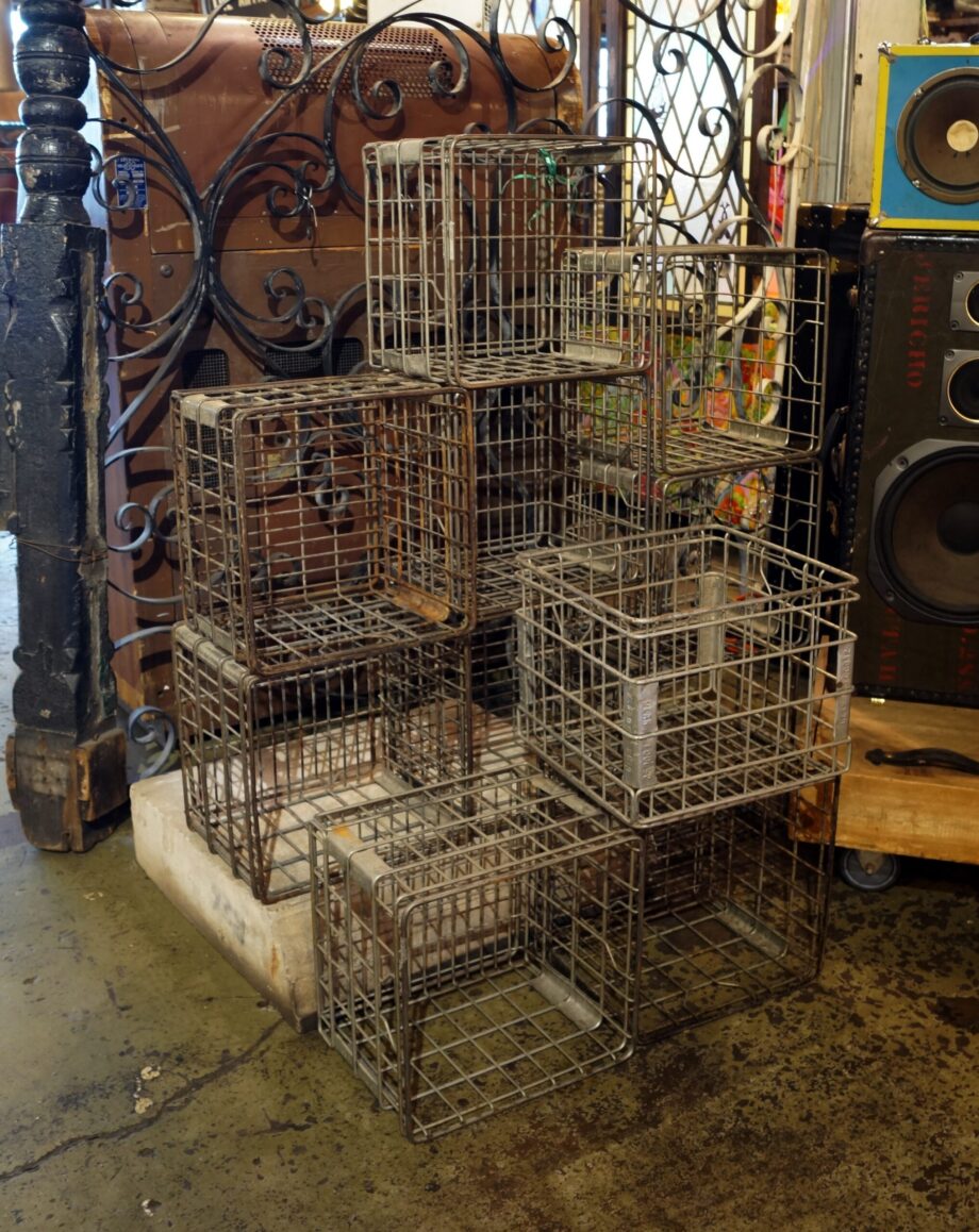 Metal Milk Crate