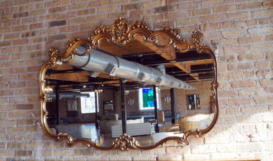 Ornate Wood Carved Mirror