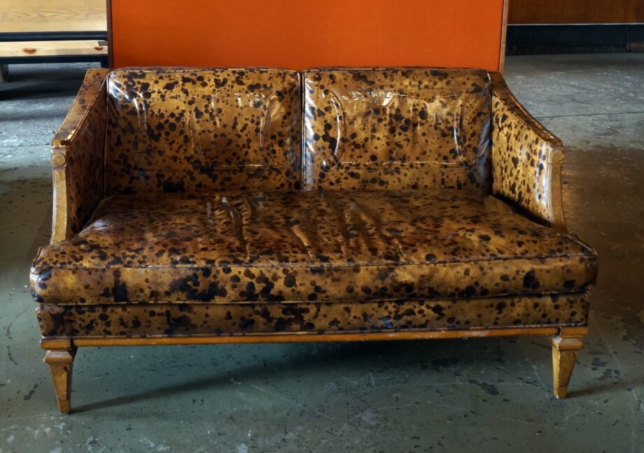 Oxford LTD Brown Speckled Loveseat