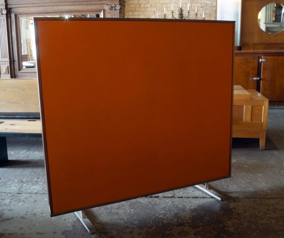 Orange Fabric Room Divider