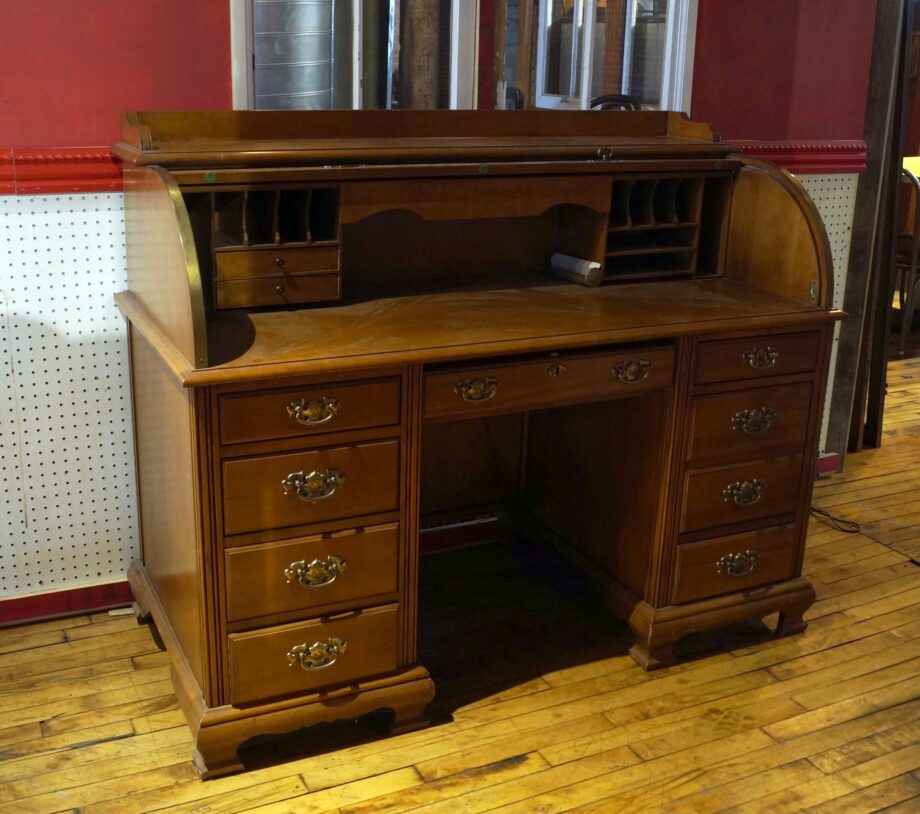 Antique Rolltop Secretary Desk