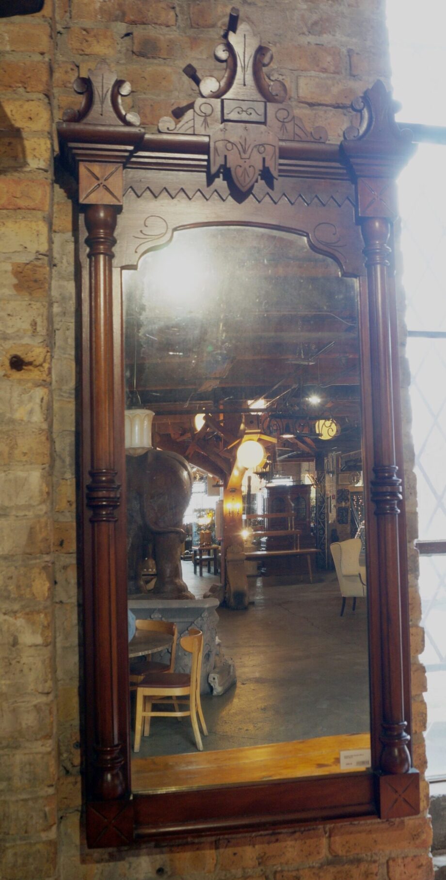 Eastlake Style Wooden Mirror