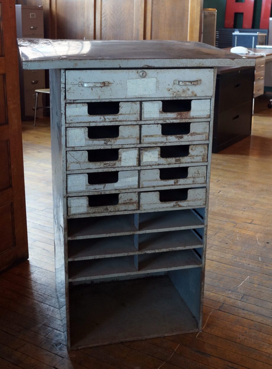 Metal Drafting Podium w Drawers