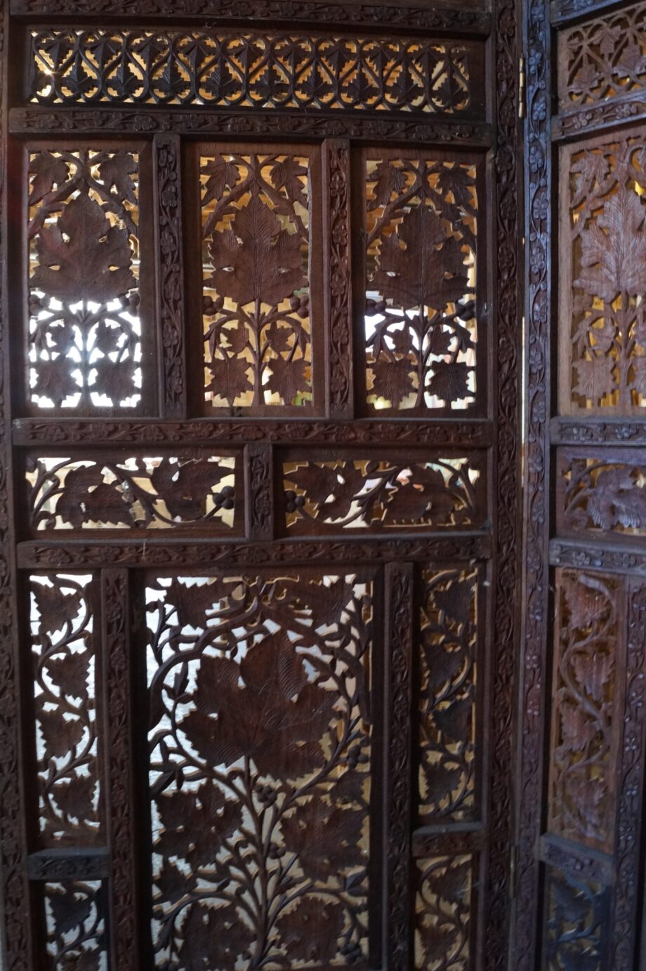 Ornate Carved Wooden Screens