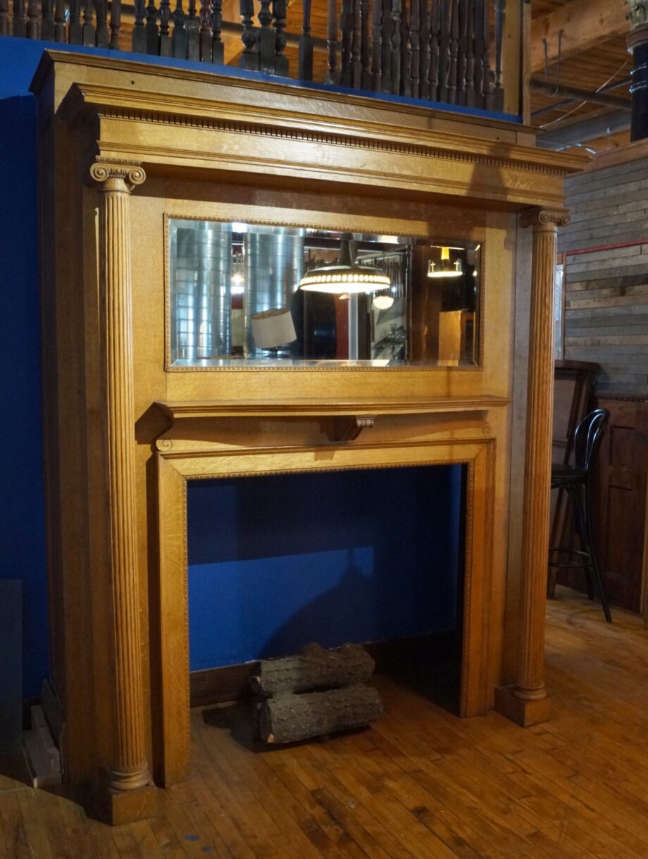 Large Fireplace Mantel Case