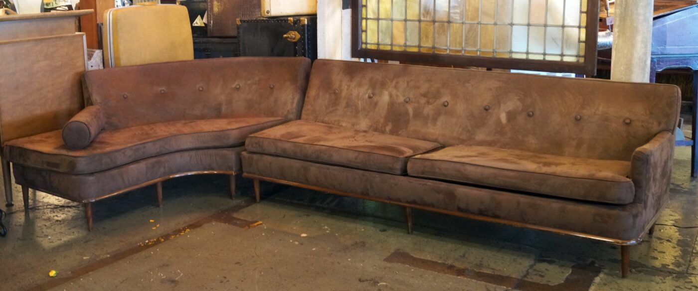 Mcm Living Room Platform Sectional Pit Fur