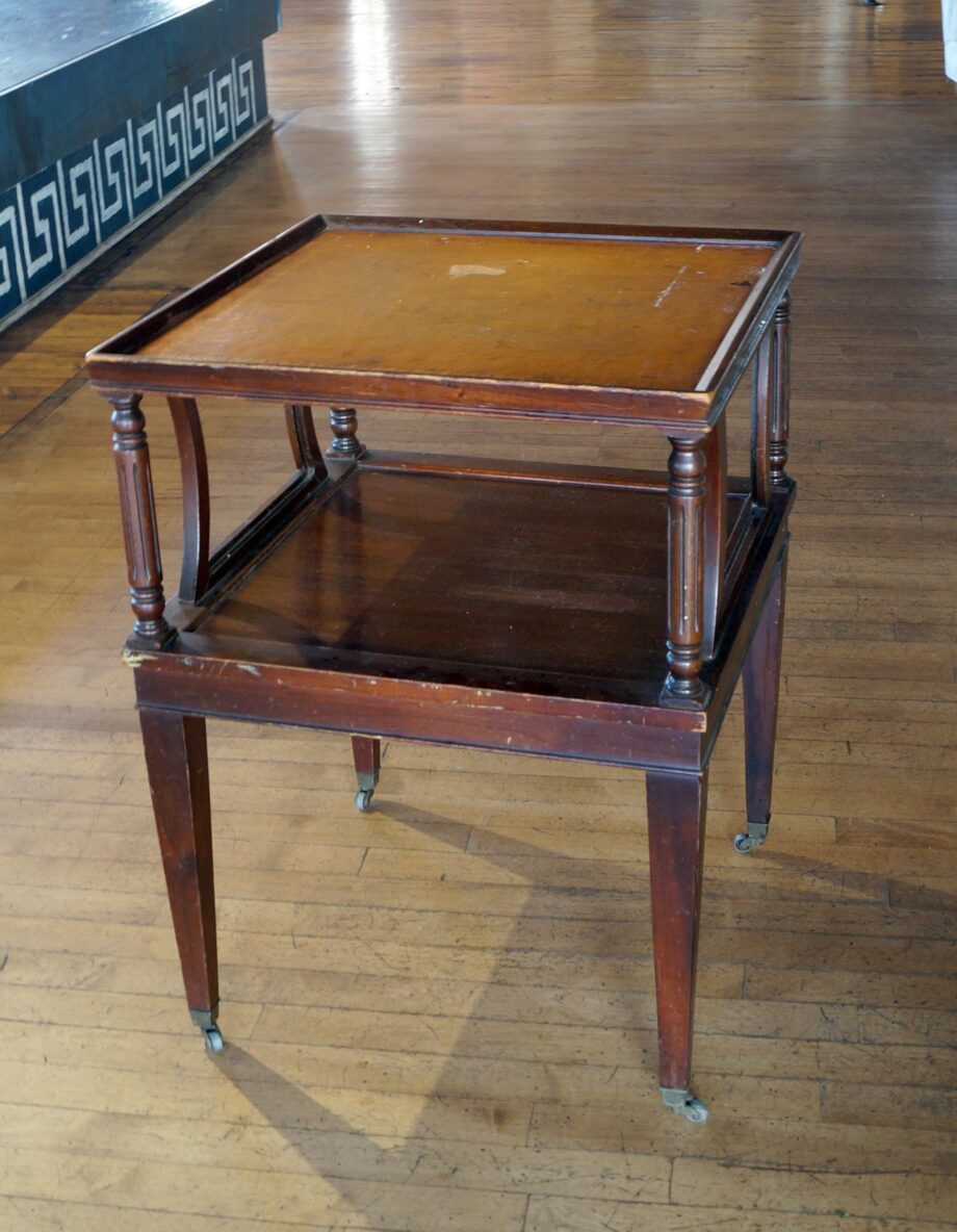 Wood 2 Tiered End Table