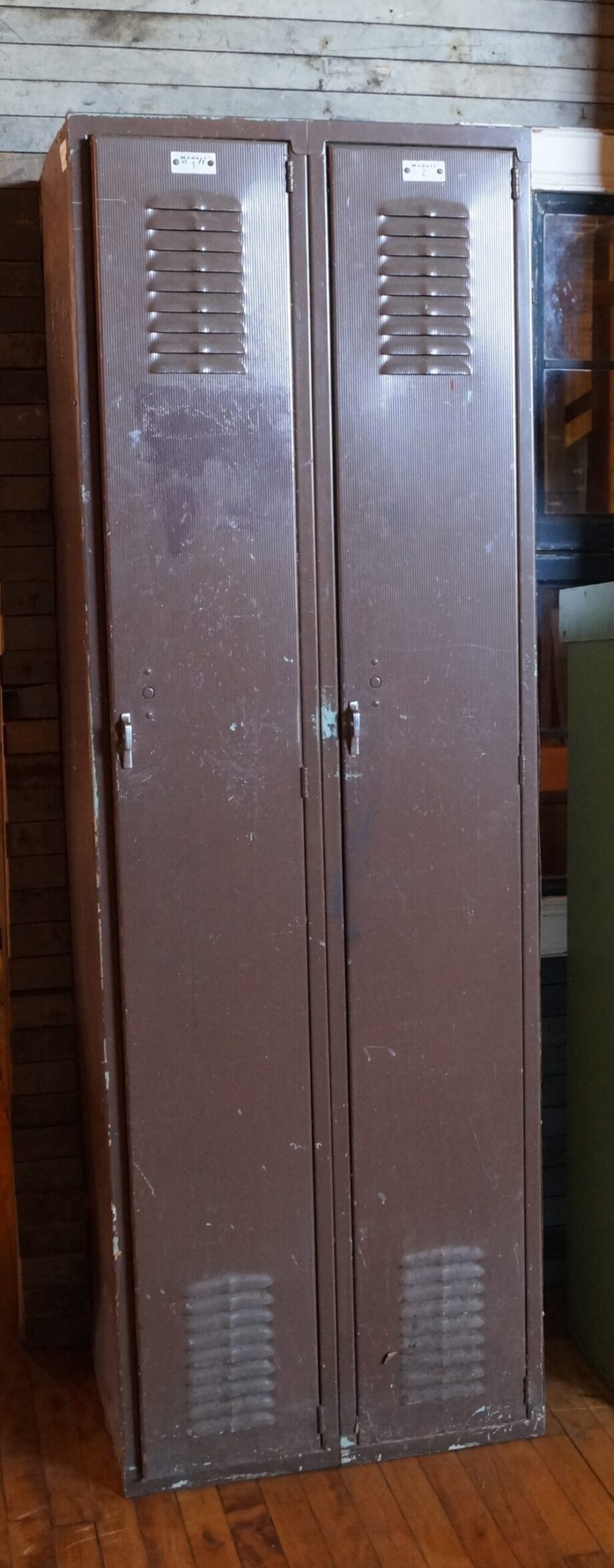 Brown 2 Door School Locker