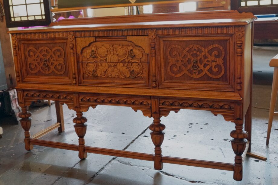 Ornate Quarter Sawn Buffet