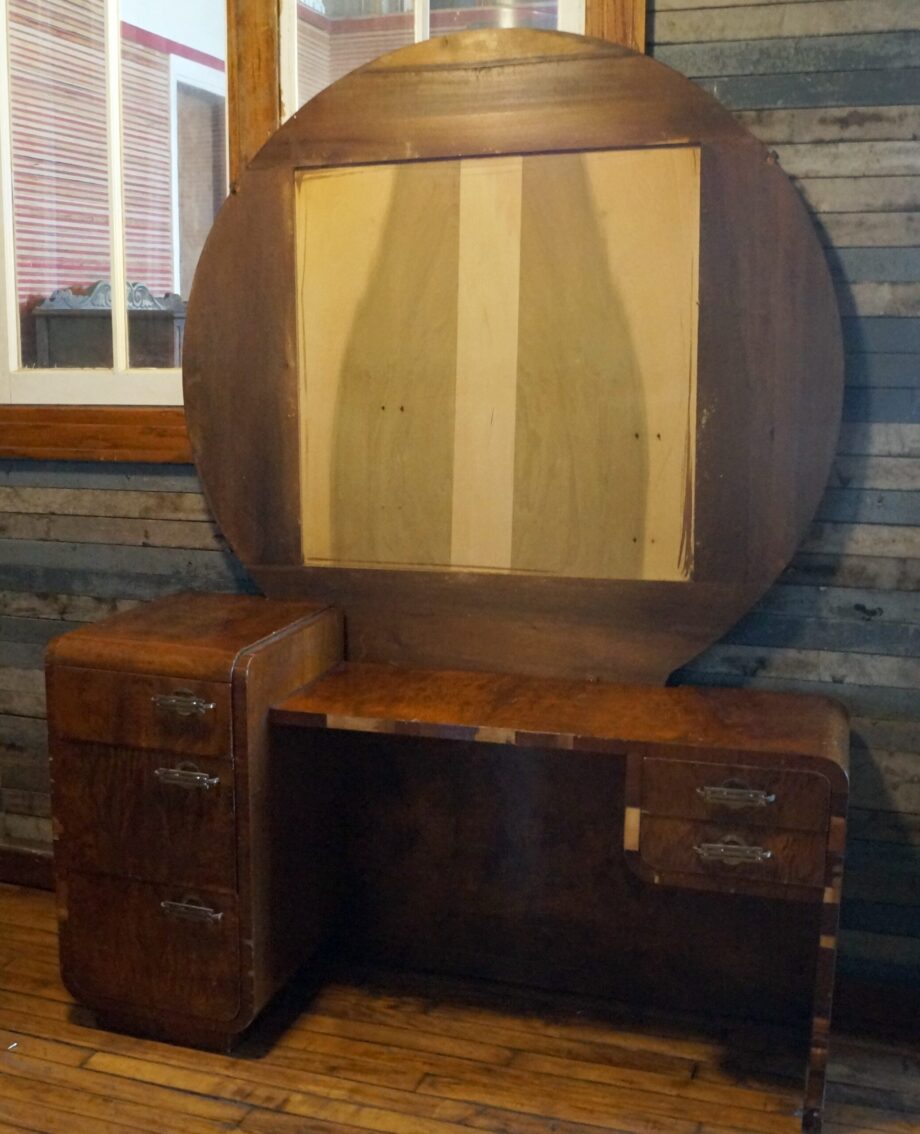 Short Art Deco Vanity w Missing Mirror