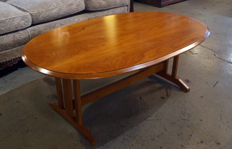 Teak Oval Coffee Table