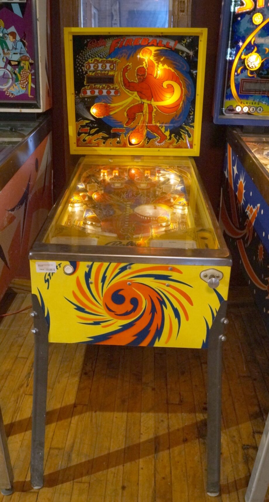 Bally Fireball Home Pinball Table