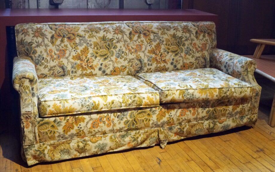 Floral Patterned Pull Out Couch