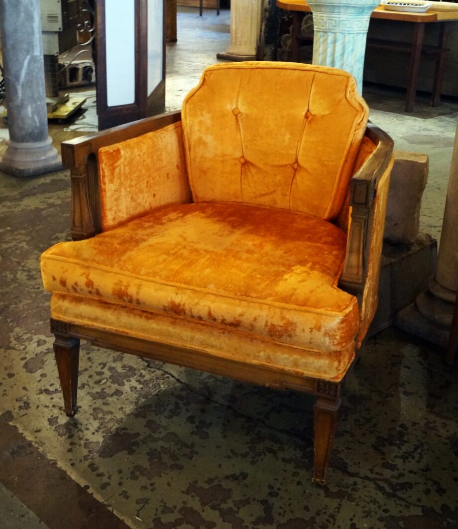 Homer Bros Orange Wing Chair