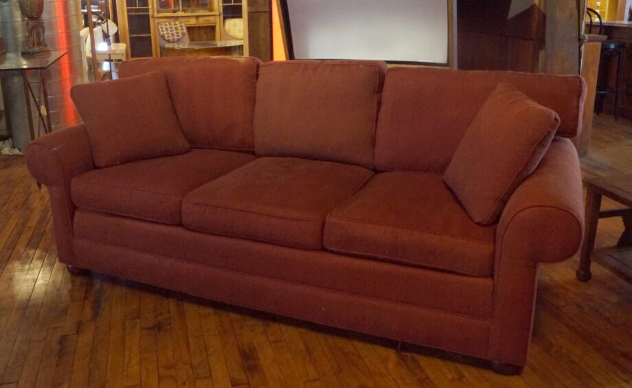 Large Red Modern Couch