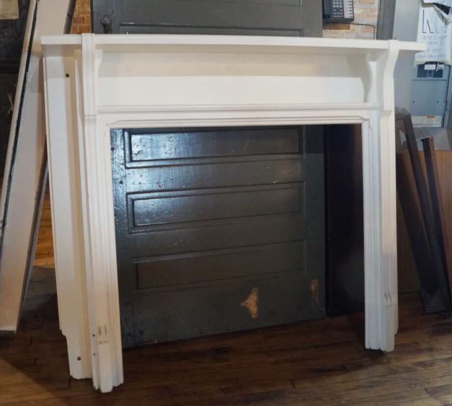 White Half Mantel