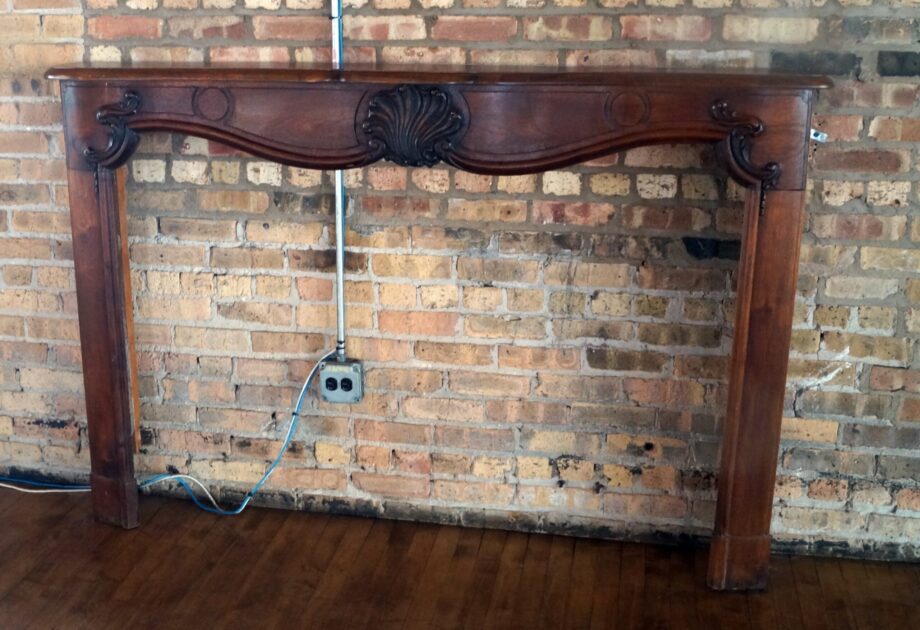 Decorative Carved Half Mantel