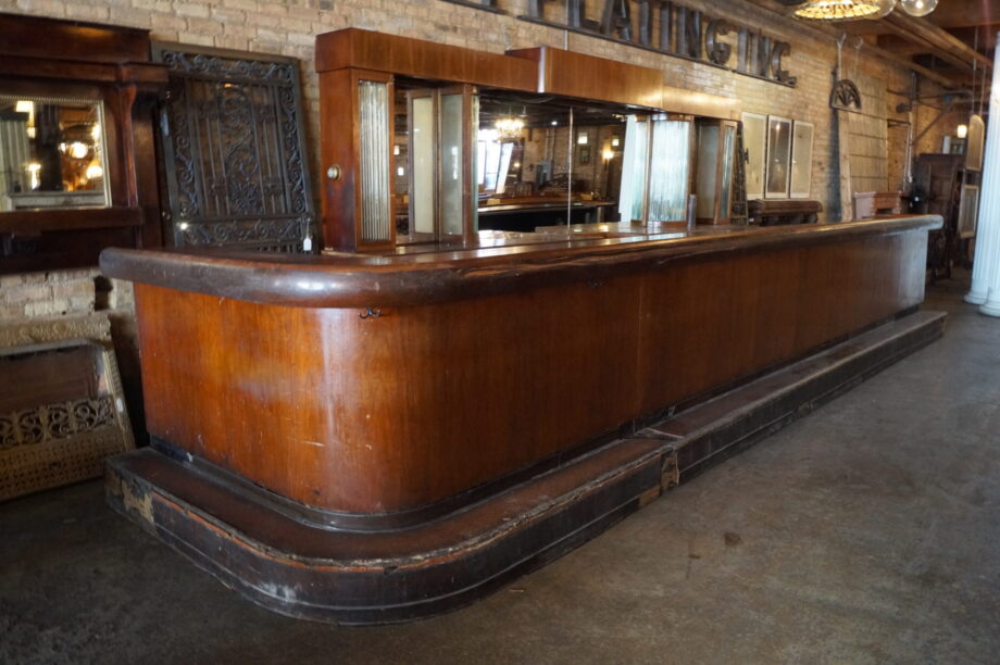 Art Deco Front and Back Bar from Indiana