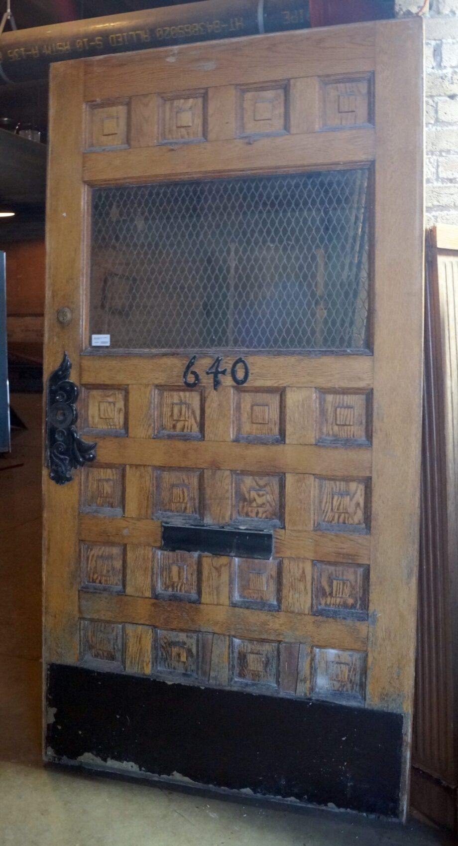 Ornate Entryway Door from 640 W Belden