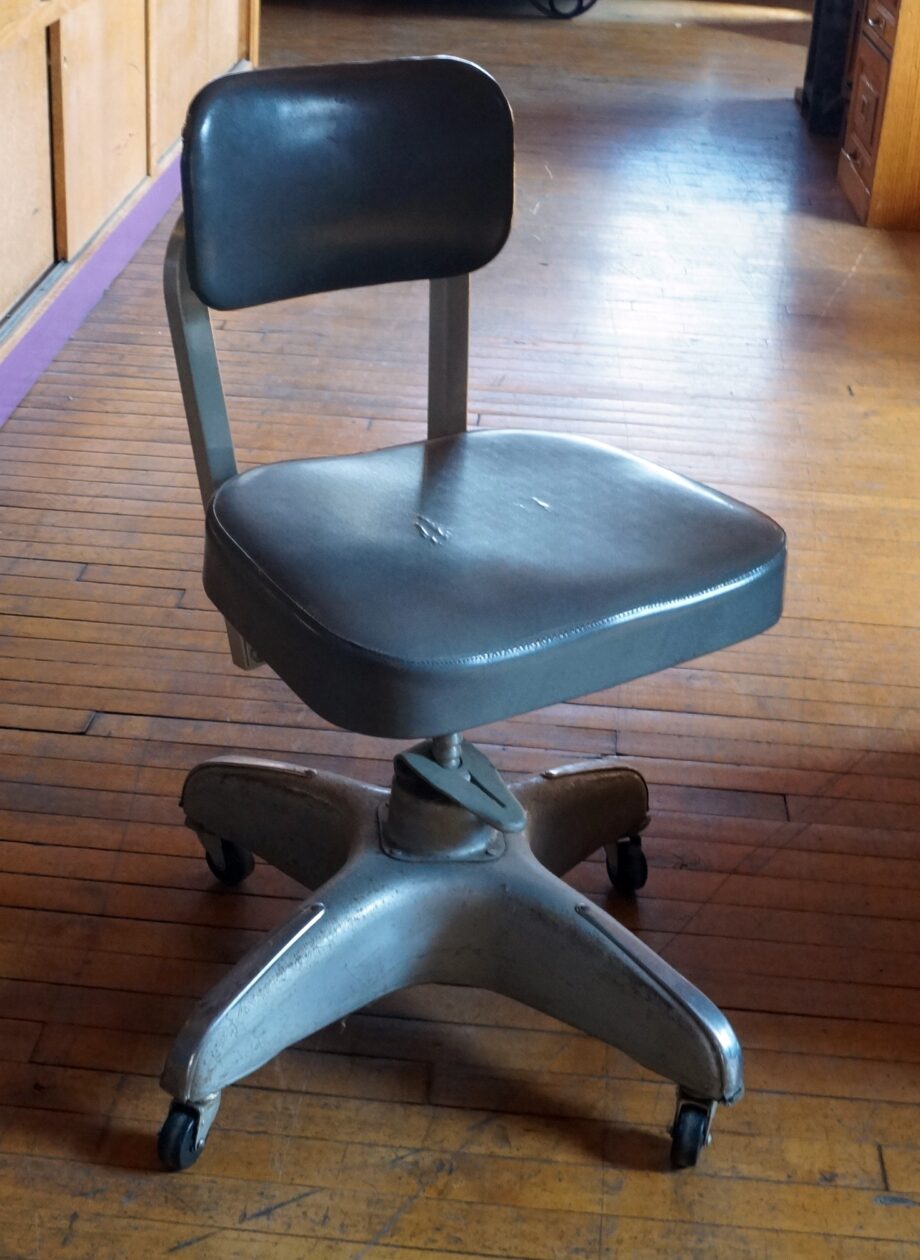 Cole-Steel Metal Industrial Rolling Chair