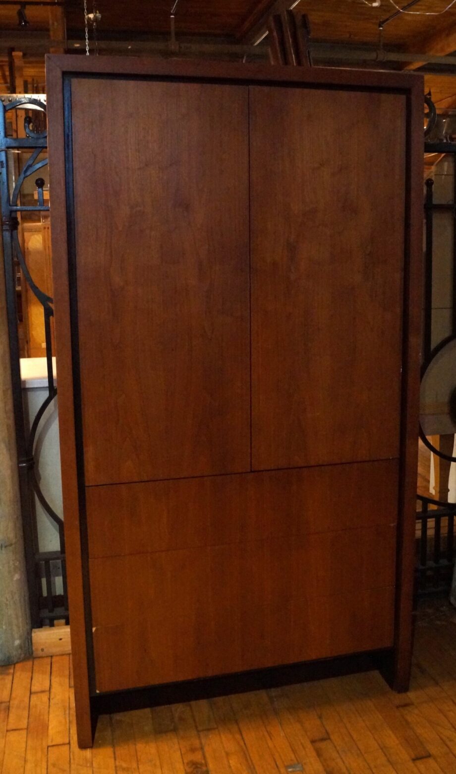 MCM Armoire w Hidden Drawers