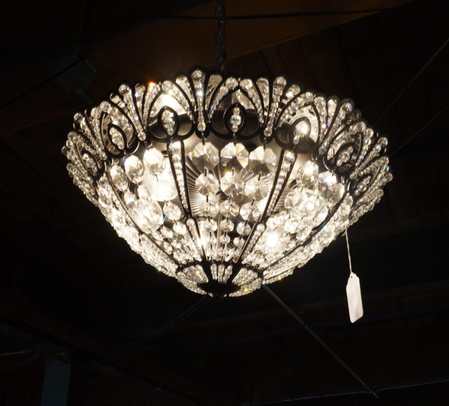 Schonbek Crystal Tiara Flush Mount Light