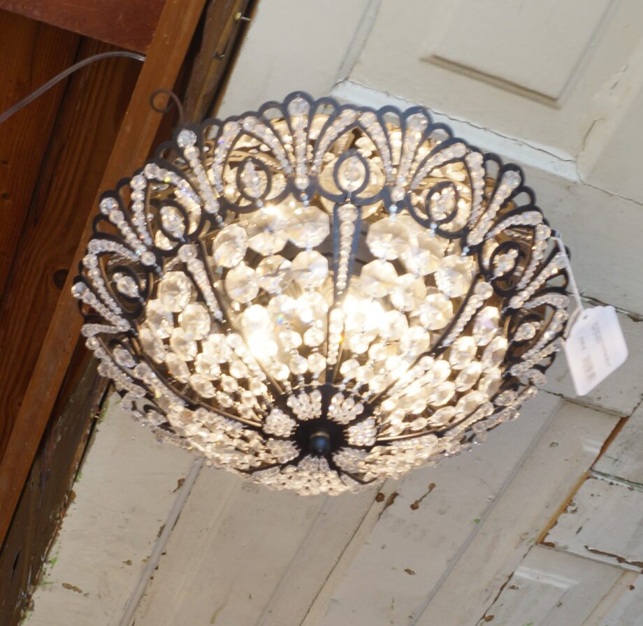 Schonbek Crystal Tiara Flush Mount Light