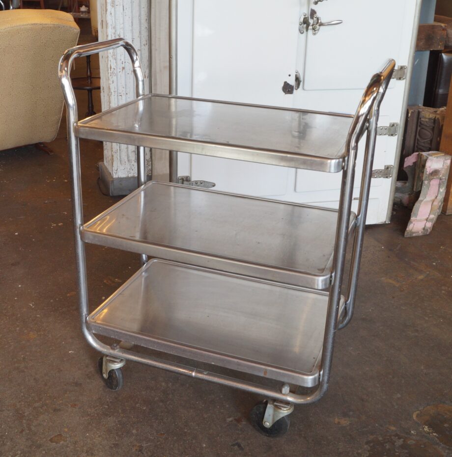 3 Tier Stainless Steel Rolling Cart