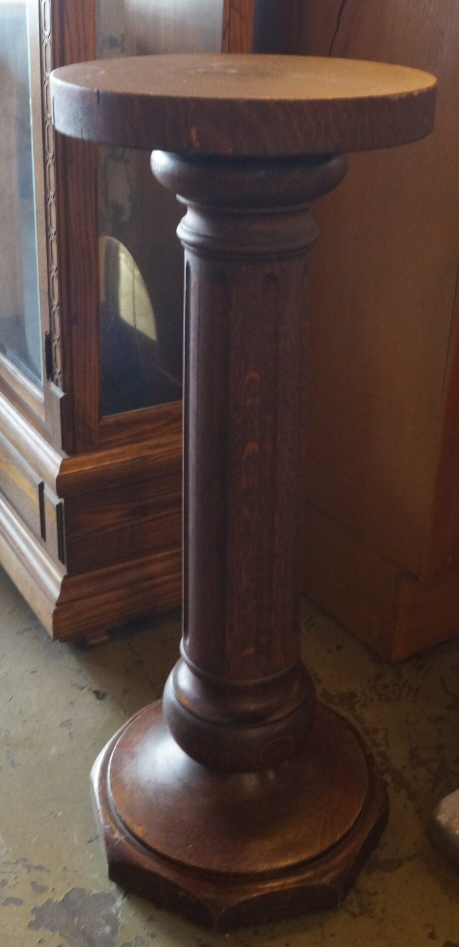 Wood Pedestal