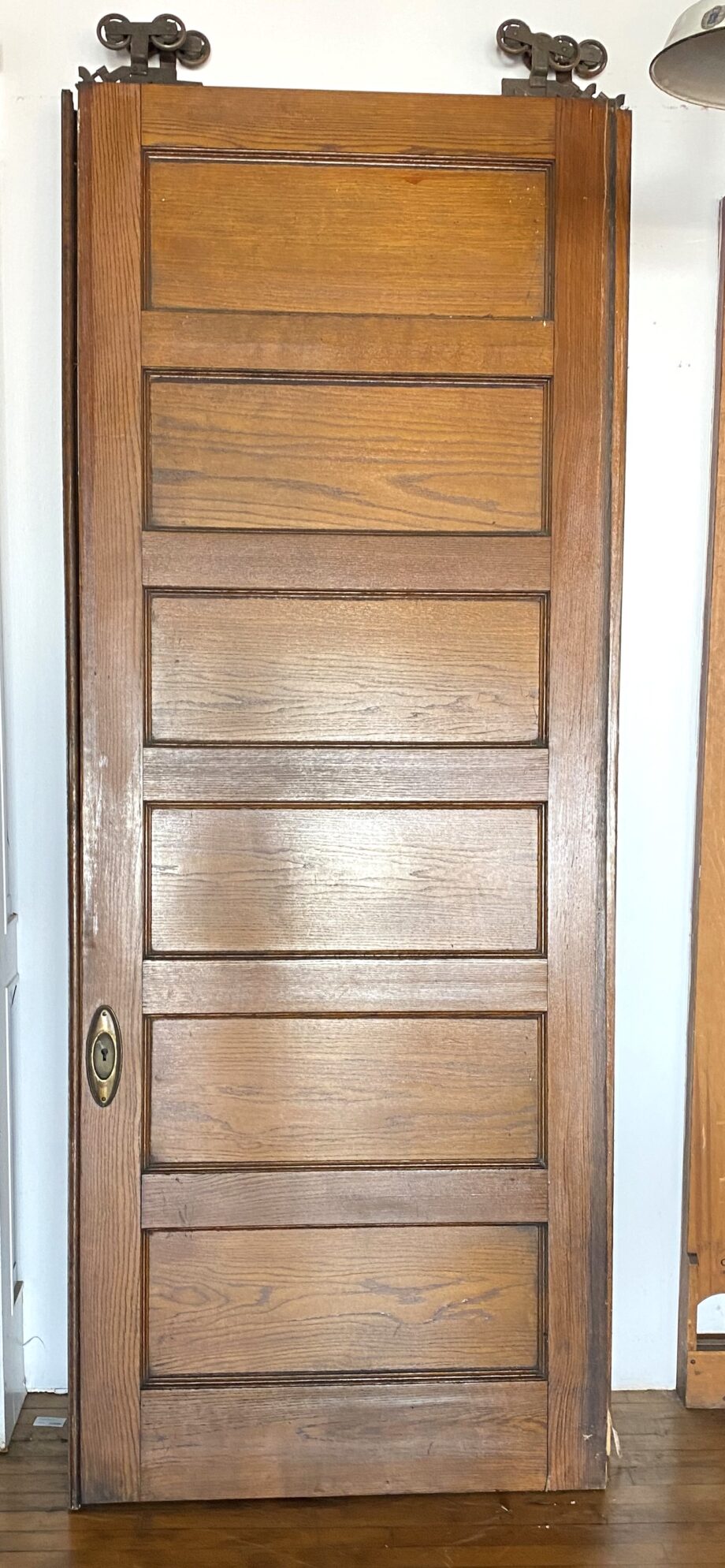 PAIR Pocket Doors w Hardware and Rail System