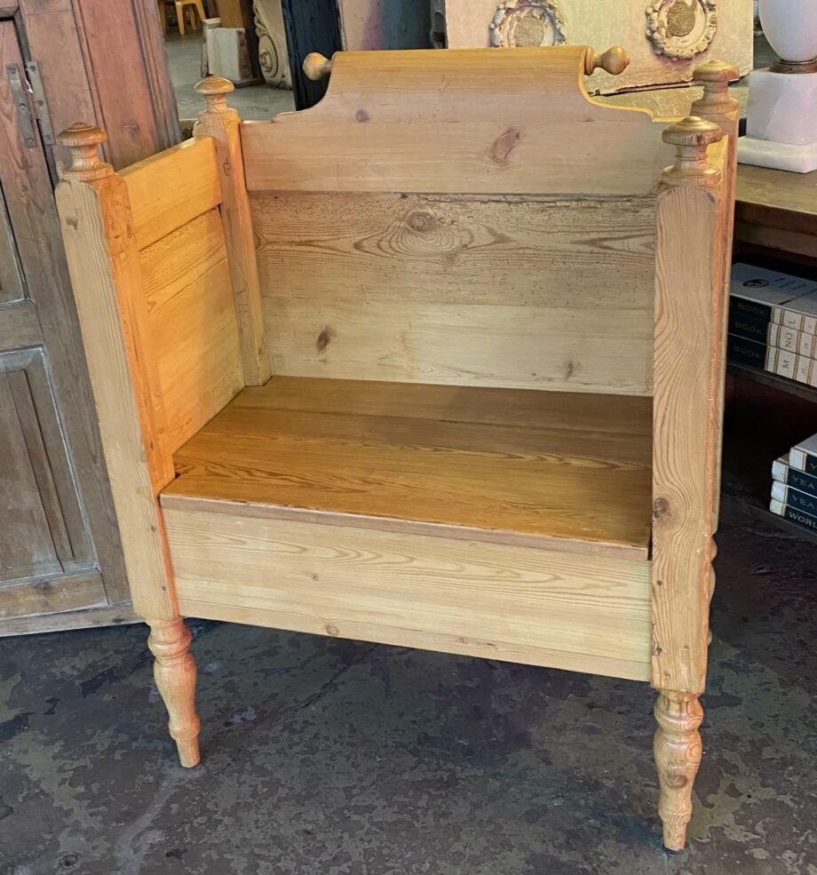 Tall Sided One Seater Bench