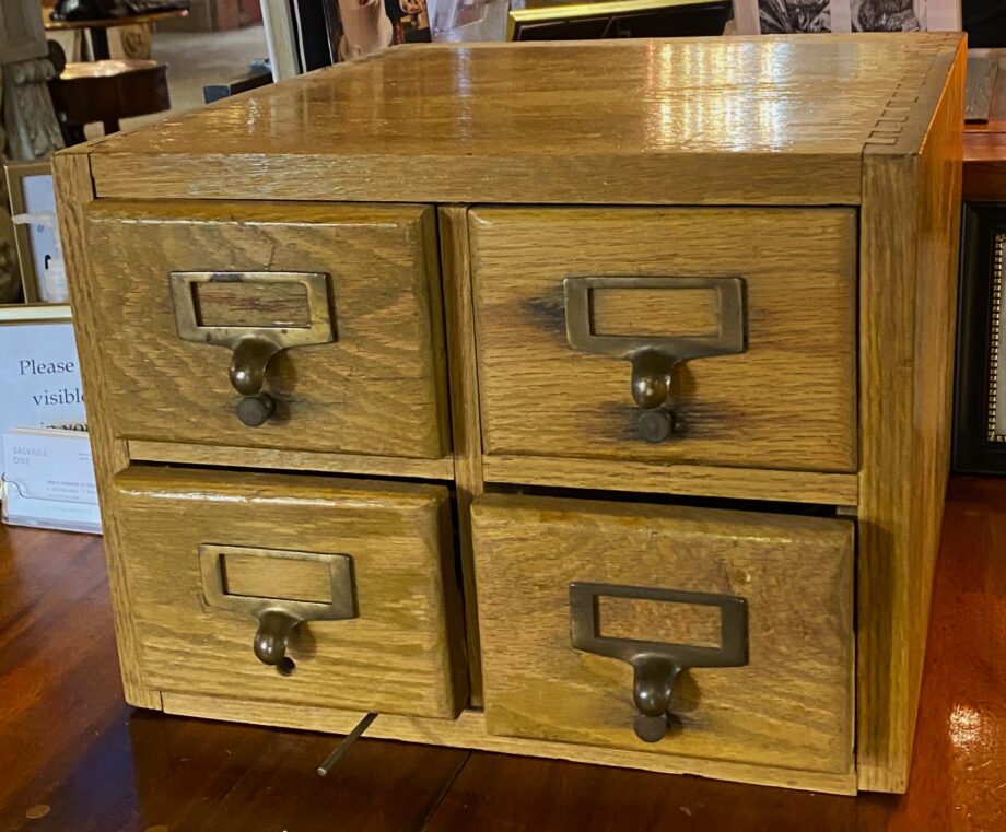 4 Drawer Card Catalog