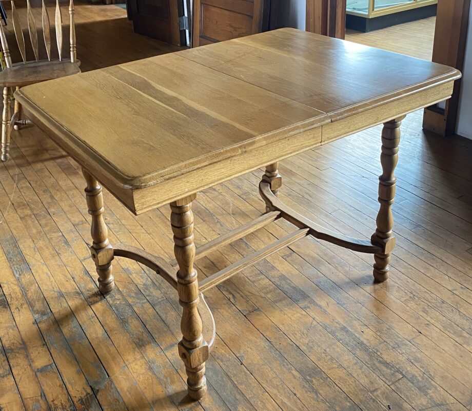 Small Blonde Wood Dining Table