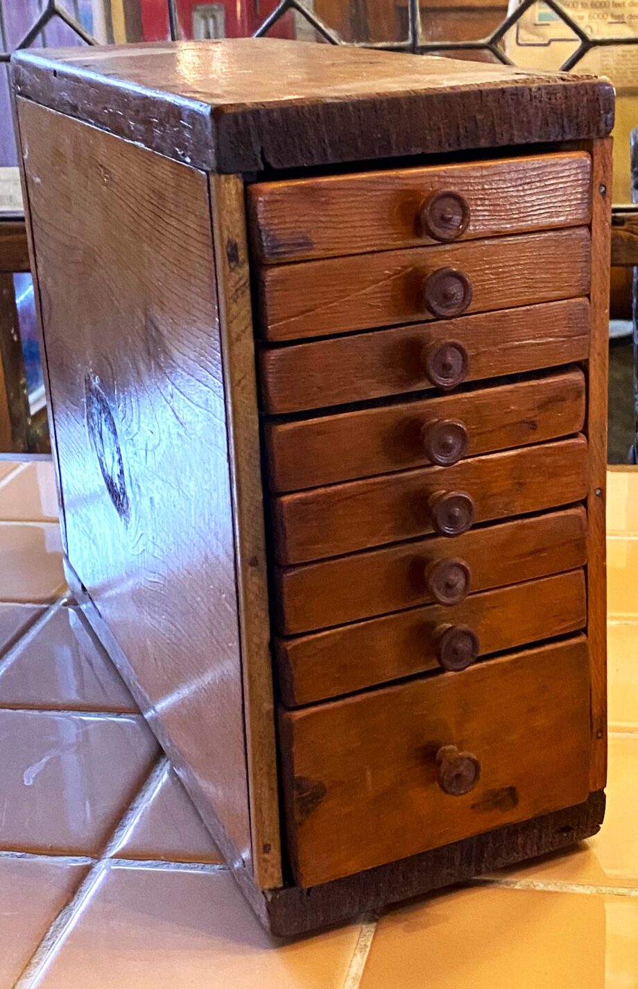 Small 8 Drawer Wooden Watchmaker Chest