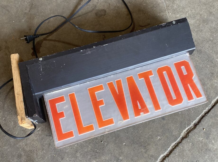 Elevator Light Up Sign