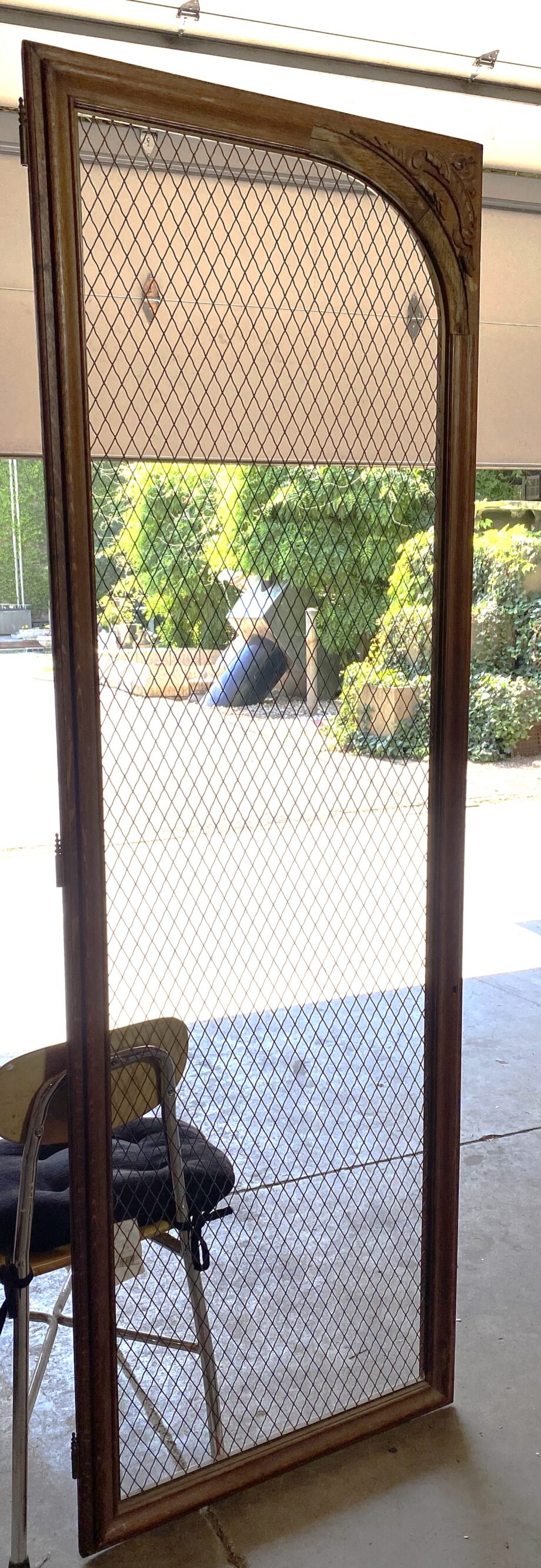 Church Confessional Screen Door