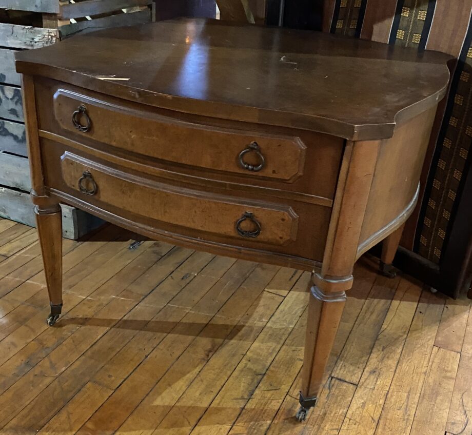 Side Table w Drawer on Casters