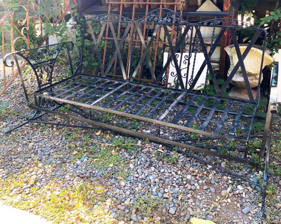 Iron Suspended Rocking Bench