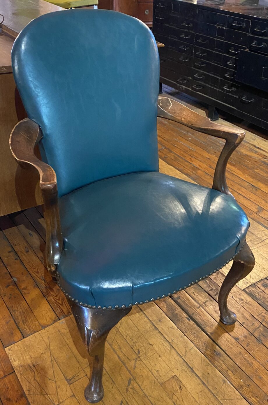 Teal Leather Office Chairs From University Of Chicago 24.5x24x37.5