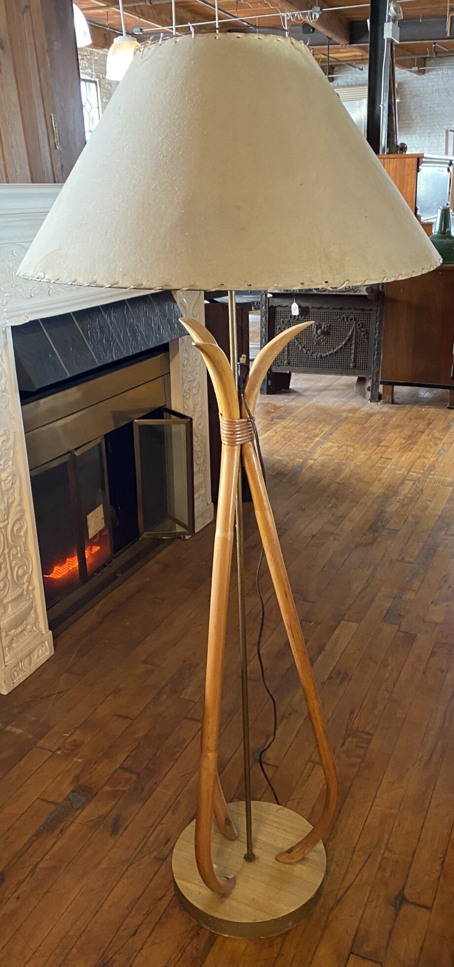 Rattan Floor Lamp