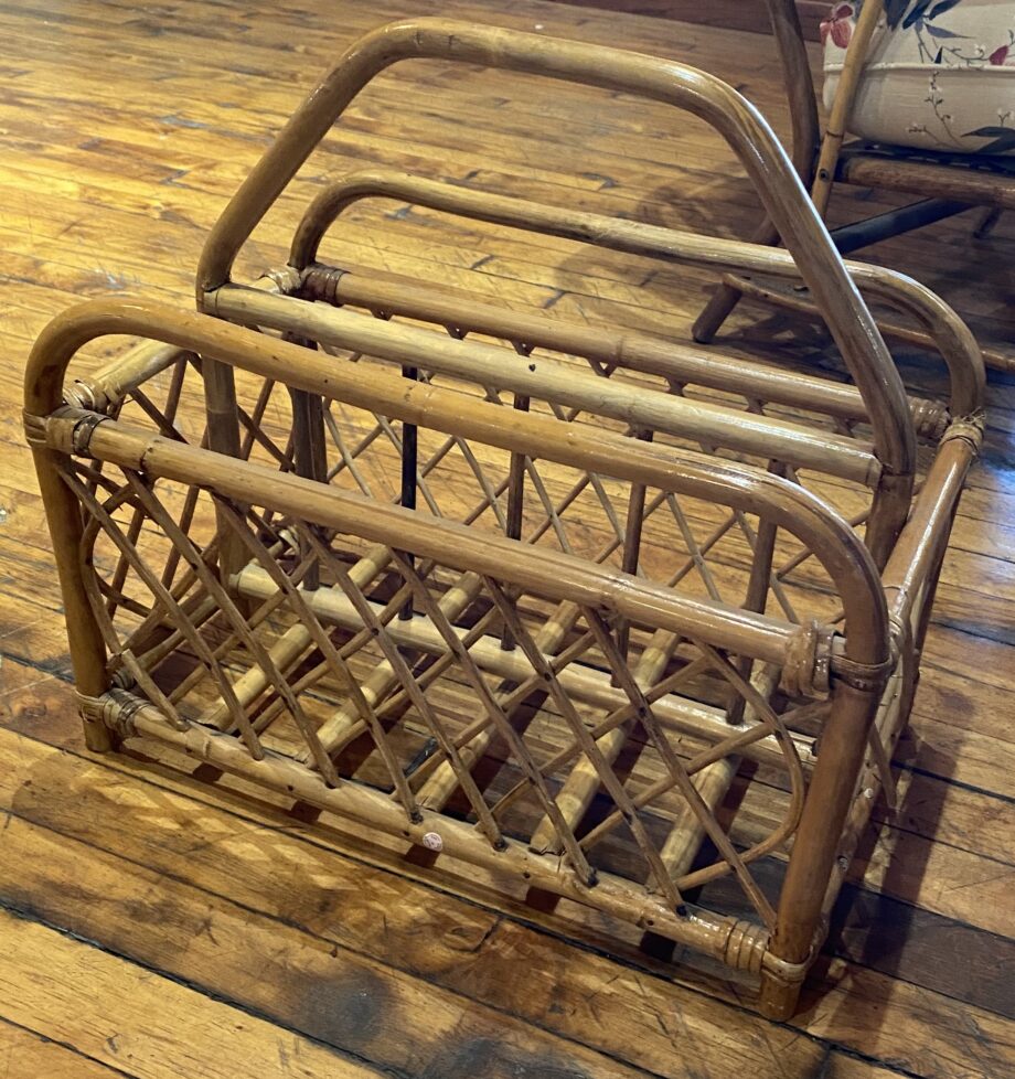 Rattan Magazine Holder