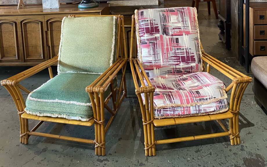 PAIR Haywood Wakefield Rattan Chair