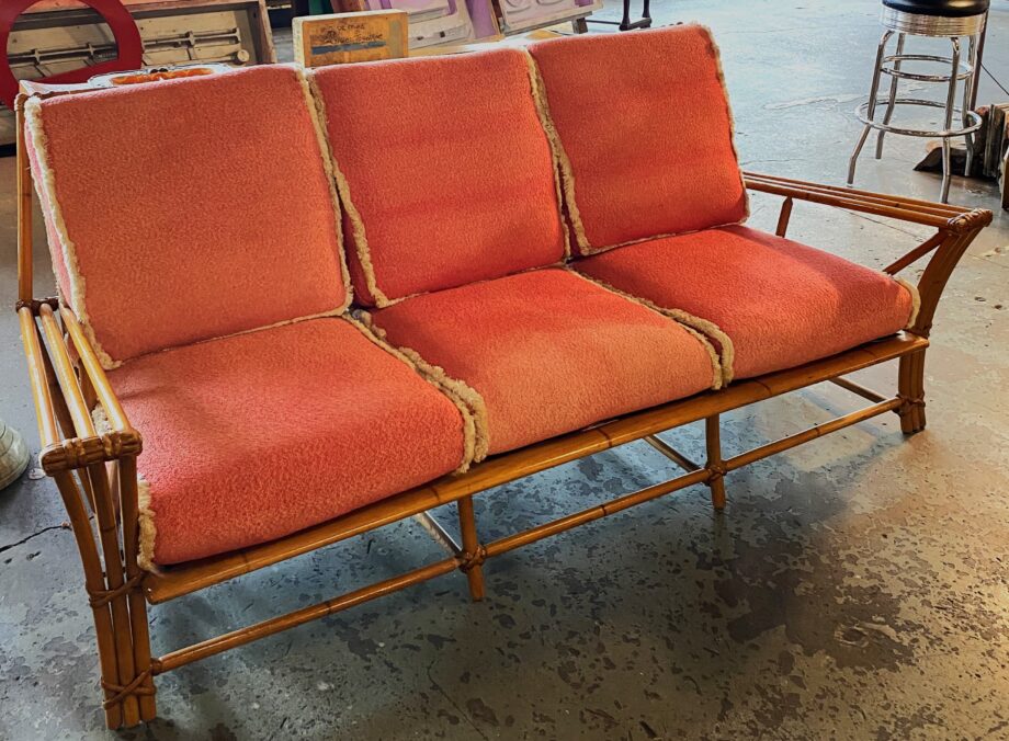 Haywood Wakefield Rattan Couch