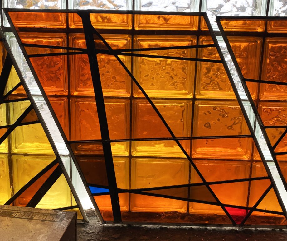 Small Trapezoid Stained Glass Various Colors