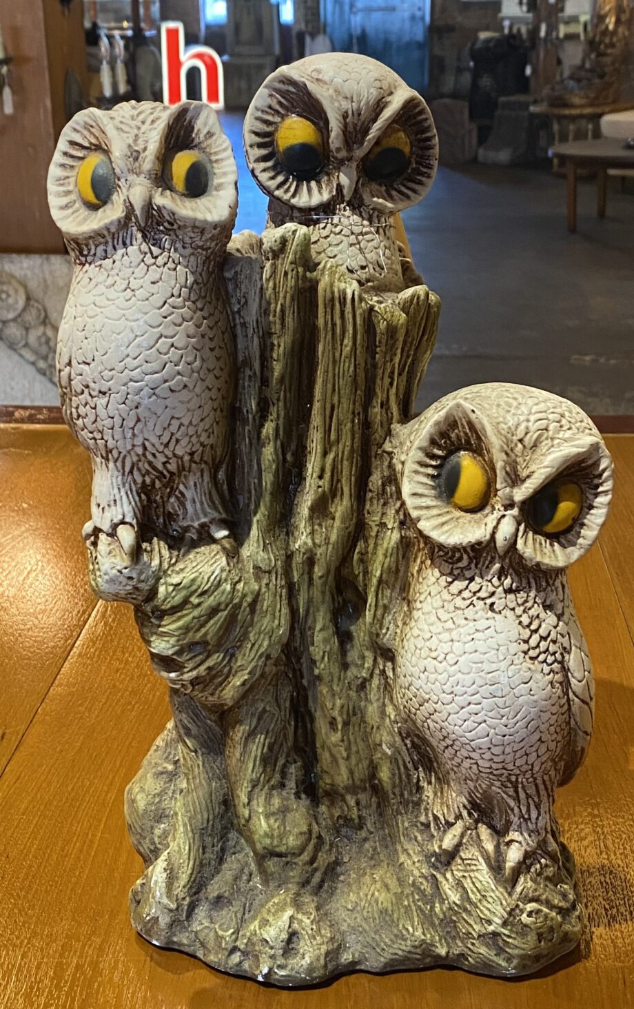 Three Owls Statue