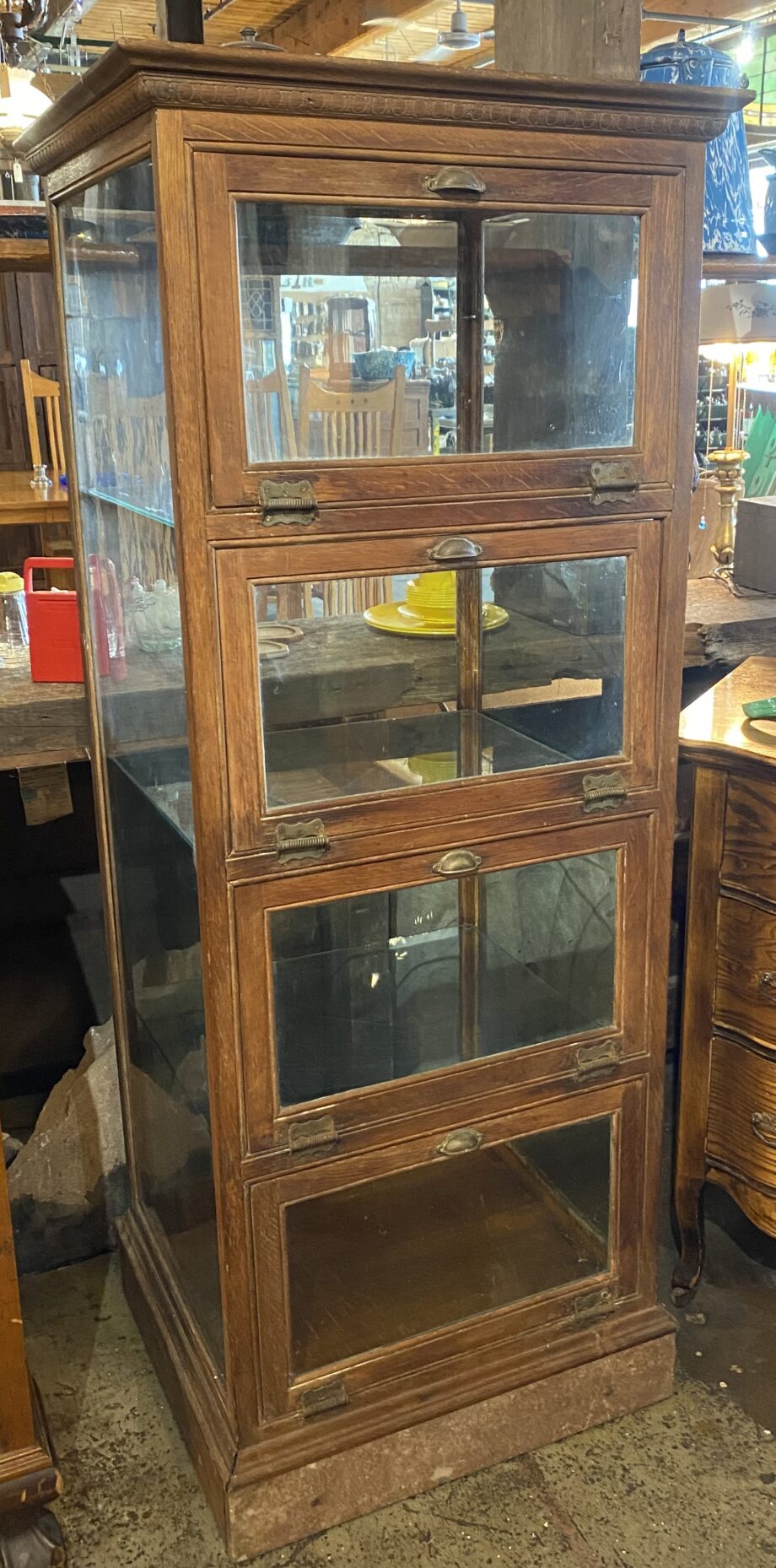 Glass 4 Door Barrister Style Display Case